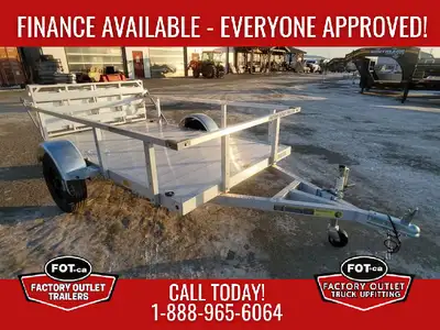 Welcome to Factory Outlet Trailers! NEW Marlon 5x8ft Aluminum Utility Trailer - Robust and Lightweig...