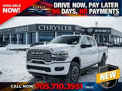 Welcome to Barrie Dodge Chrysler Jeep. QUICK ORDER PACKAGE 24K LIMITED LONGHORN -inc: Engine: 6.7L C...