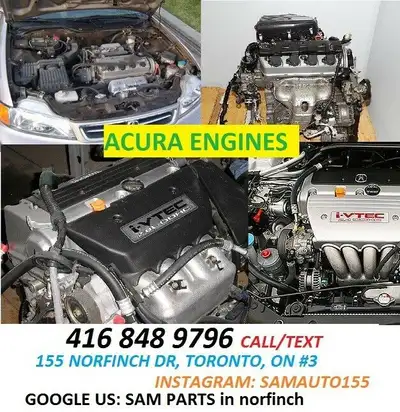 ACURA INTEGRA RSX CSX TSX ILX TLX RDX MDX TL RLX ZDX Engine WITH INSTALLATION ONLY SAMPLE PRICE///CA...