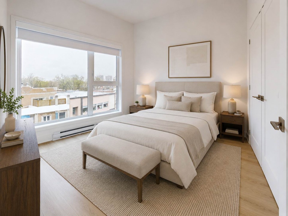 Condos locatifs neufs - Occ. Immédiate Cartierville 1495$ 4