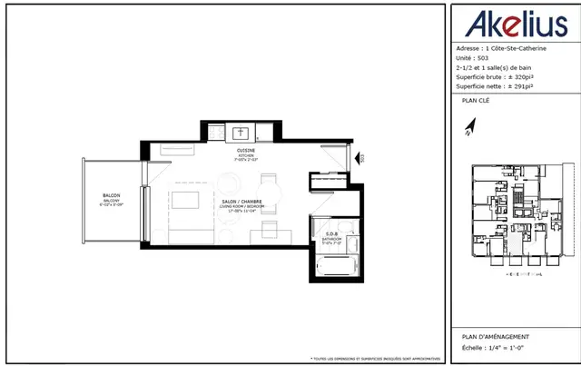 appartement studio au Plateau Mont-Royal - ID 4086 | Long Term Rentals ...