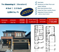 LIMITED BUILDERS INVENTORY! New & Modern Detached Home Brantford