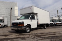 2025 GMC Savana Cargo CAMION NEUF / 65 KM / 2025 GMC SAVANA 3500 CUBE 14 PIEDS + DECK AVANT / 8 CYLI... (image 1)