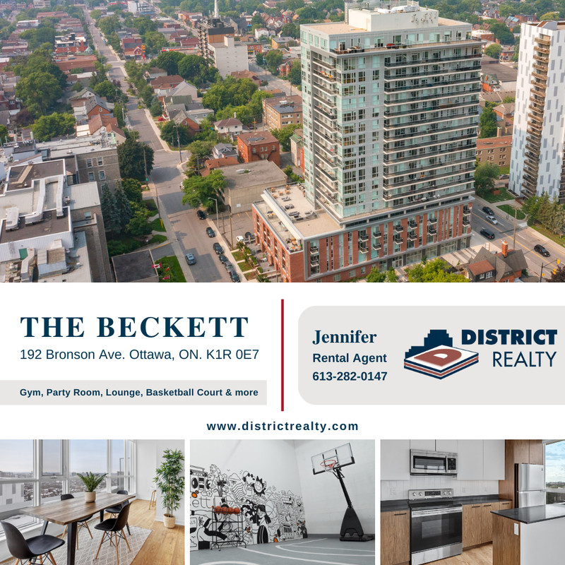 1 Bed 1 Bath Renting November 1st, Gloucester St & Nepean St Long