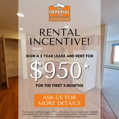 Promotion: Rent at $950 (regularly priced at $1,350). Heat and Water Included. This limited-time pro...