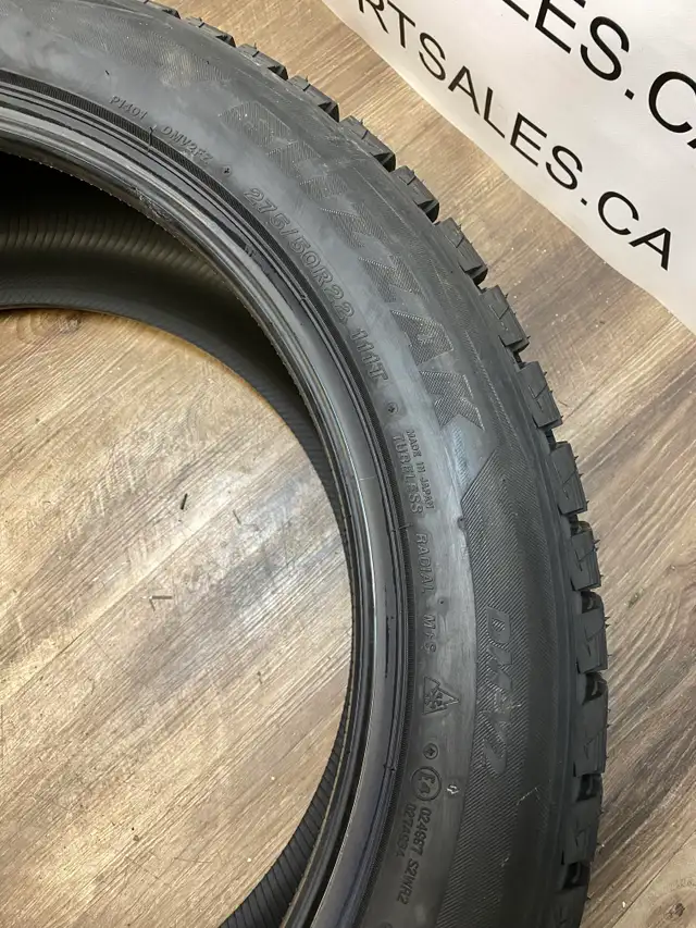 275/50/22 Bridgestone BLIZZAK DM-V2 XL Winter Tires in Tires & Rims in Saskatoon - Image 5