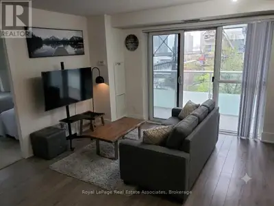Some places you move into. This one you just arrive at. It's a fully furnished 800 square foot (74 m...