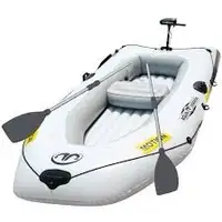 Inflatable Sport/Fishing Boat With Electric Motor on Sale!