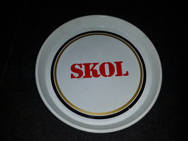 Skol Metal Serving Tray in Arts & Collectibles in City of Toronto