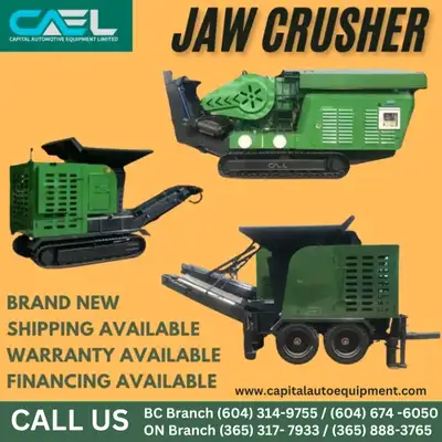 2024 CAEL BRAND NEW JAW CRUSHER / SCREENER FINANCE AVAILABLE $26,499 Description Explore unparallele...