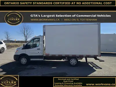 NEW ARRIVAL - 12Ft Single Rear Wheel Cube Van - 2020 Ford Transit T-350 - Single Rear Wheel Cube Van...