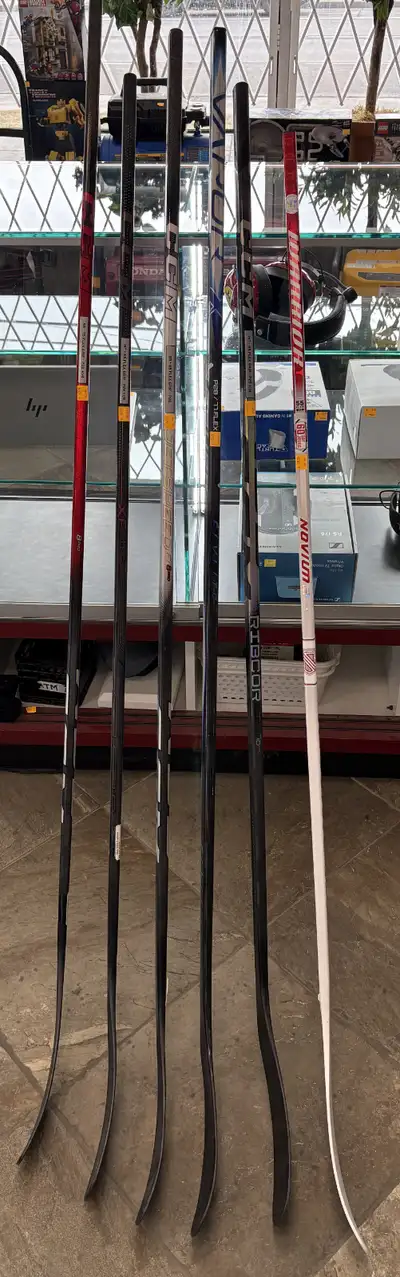 Variety of New/Unused Hockey Sticks: CCM, Warrior, Bauer, View more