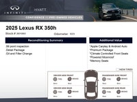 The 2025 Lexus RX 350h Premium is the refined entry-point to the RX hybrid lineup in Canada. It focu... (image 1)