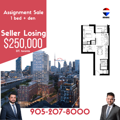 ‼️ $250K LOSS TO SELLER – ASSIGNMENT DEAL ‼️ Downtown Toronto Parliament St & Mill St The Goode Cond...