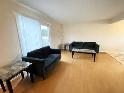 This furnished 3-bedroom, 1-bathroom townhouse is located at 30 Little Wedeene Street, Kitimat, and...