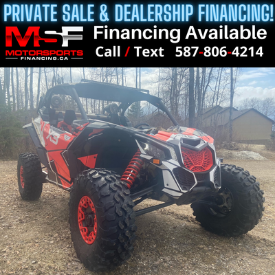 Welcome to Motorsports Financing - Kelowna! 2021 Can am Maverick Engine: 850