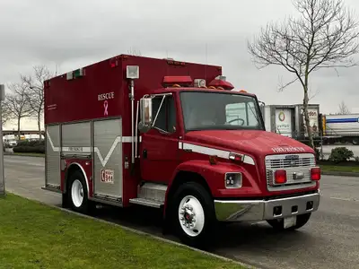 1995 Freightliner FL70 Single Cab Firetruck Overall Vehicle Measurements 23 Foot Long 8 Foot 4in. Wi...