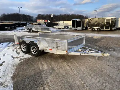 Canadian Mennonite Built Tandem Axle Aluminum Utility Trailer is $5,760.00 or $115.19/month! Ord: E1...