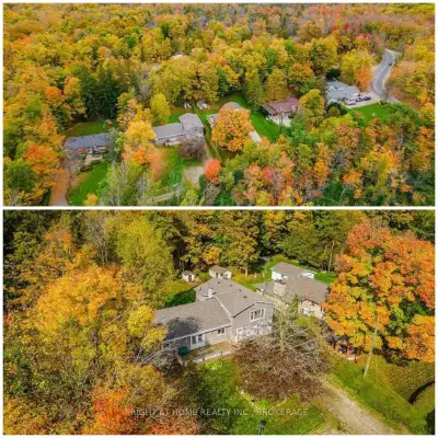 Rare Opportunity To Live A Lifestyle Of A House & Cottage In-One Surrounded By 4 Large Conservation...