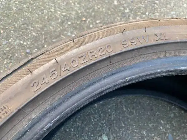 SET of 245/40/20 99W XL M+S LandSpider Citytraxx HP w 80% tread in Tires & Rims in Delta/Surrey/Langley - Image 9