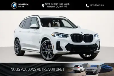 Ce superbe véhicule d'occasion BMW X3 xDrive30i, provenant d'un seul propriétaire ayant effectué l'e...