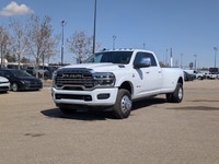 This pre-owned 2025 Ram 3500 Limited Longhorn Crew Cab is finished in Bright White with a distinctiv... (image 1)
