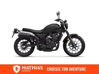 Concessionnaire des véhicules neufs et d'occasion. Sportive HONDA SCL500 ABS 2025 Dans les années 19...