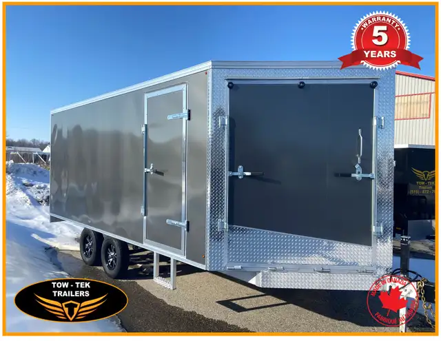 2026 Tow Tek Trailers 8 x 16 All Aluminum,Deck Over Snow Mobile  in Cargo & Utility Trailers in Mississauga / Peel Region - Image 4