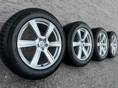 Michelin X-Ice Snow SUV Winter Tires and original 19 Inch Volvo XC 90 silver rims. Good for all XC60...