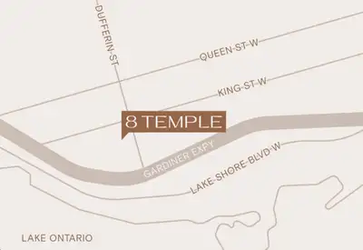 8 Temple Condos is a New Condo development by Curated Properties located at Dufferin St & King St W,...