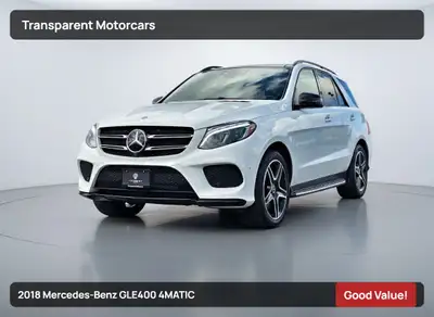 Transparent Motorcars is pleased to offer this beautiful 2018 Mercedes-Benz GLE400 4MATIC with 115,0...