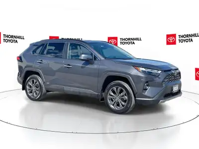 Thornhill Toyota Proudly Presents This Gray 2025 Toyota RAV4 Hybrid with LIMITED AWD Package, Featur...