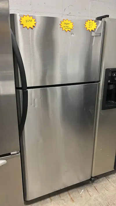  Frigidaire  30” Dented Refrigerator Fully Tested  30-Day, View more