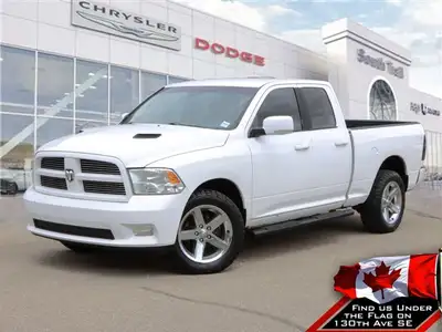 Used | RAM | 1500 | Sport | 2012 | White | Quad Cab | 4x4 The 2012 RAM 1500 is a robust and versatil...