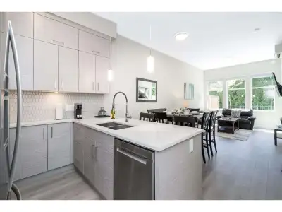 Fully furnished suite w/fuli kitchen,quality linens, & in-suite laundry,high-speed wireless internet...