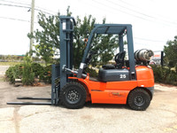 Brand New 5000 lb Dual-Fuel Forklift with Solid-Pneumatic tires