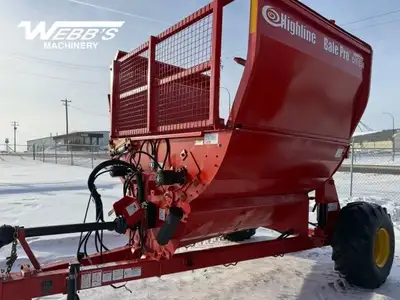2019 HIGHLINE CFR650 BALE PROCESSOR RH Discharge, 1000 PTO, Road Lights, 3rd Remote, Hyd Deflectors,...