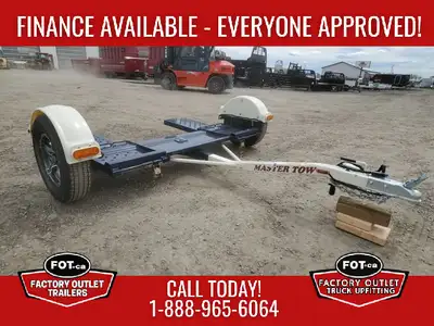 New 80in Tow Dolly from Master Tow - Electric Brakes - Electric Break-away Kit - Easy Lube Hubs - Up...