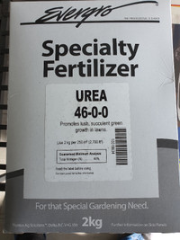 UREA Fertilizer to make plants thrive overnight.  Hard to find.