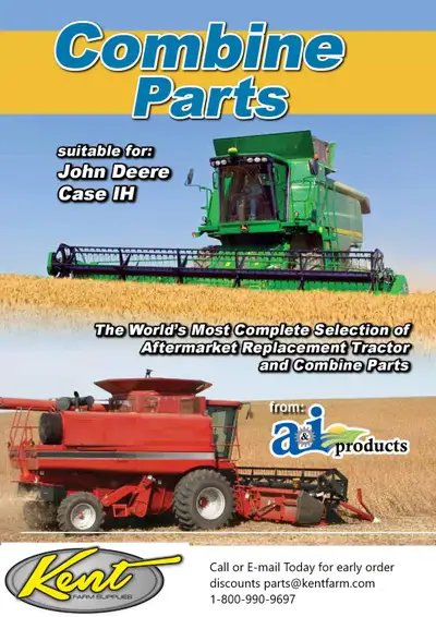 Welcome to Kent Farm Supplies Limited! Call or E-Mail for pre-season discounts parts@kentfarm.com .