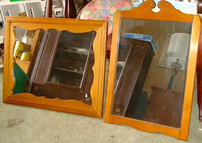 LARGE ASSORTMENT OF MIRRORS -c, View more