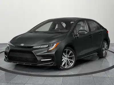 The 2021 Toyota Corolla SE in stunning black with a Front-Wheel Drive FWD configuration delivers a s...