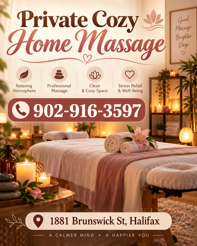 Private Cozy Home Massage