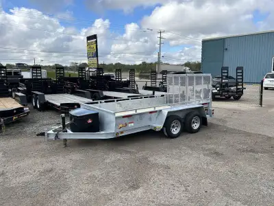 Galvanized Deluxe Landscape Trailer - Starting at just $6,520.00 Finance from $150.00/Month OAC Pain...