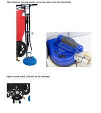 Carpet and tiles cleaning machines for sale