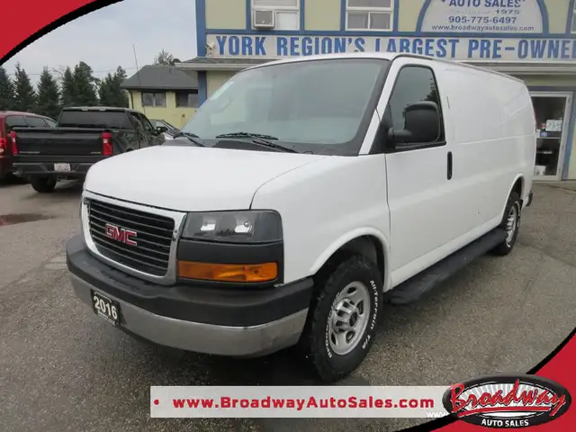 2016 GMC Savana 3/4 TON CARGO-MOVING 2 PASSENGER 4.8L - V8.. SHO