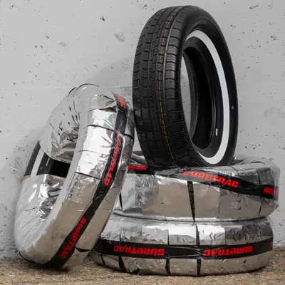 HARD TO FIND WHITEWALL TIRES!! Long life with great ride comfort and GREAT HANDLING! ONLY $135 each...
