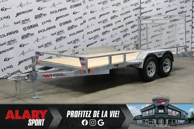 2025 N&N Remorque pour vtt/vcc INNO T-72 X 168 GK7 TANDEM AVEC F in Cargo & Utility Trailers in Laurentides - Image 2