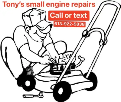 Tony's small engine repair Starting at $35 an hour Atvs Dirt bikes Boats Seadoos Anything with a sma...