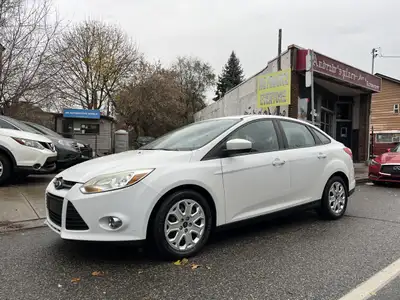 2012 FORD FOCUS SE SAFETY CERTIFIED ONE OWNER JUST ARRIVED, 4DR, 4CYL, AUTO, PWR STEERING, PWR BRAKE...